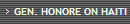 GEN. HONORE ON HAITI